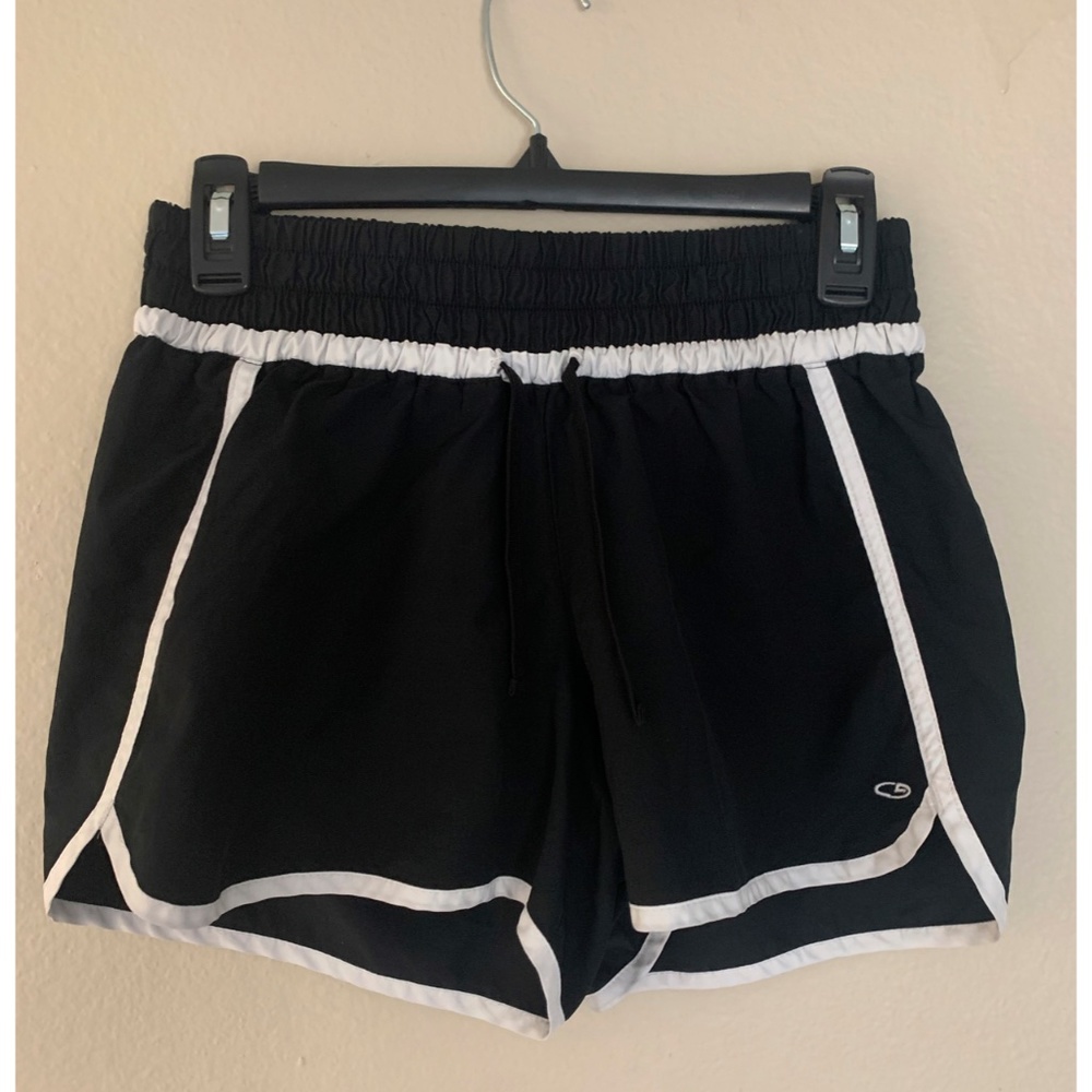 Champion Black w/ White Strip Shorts